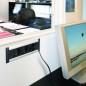 EVOline Frame Dock SMALL 3x250V,argintiu